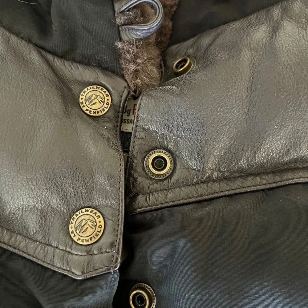 Penfield Rockwool Jacket XS in Black/Brown - Picture 3 of 7